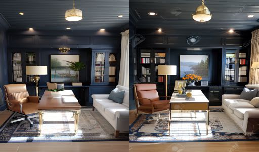 Desain ruangan kantor klasik ( design office interior classic )