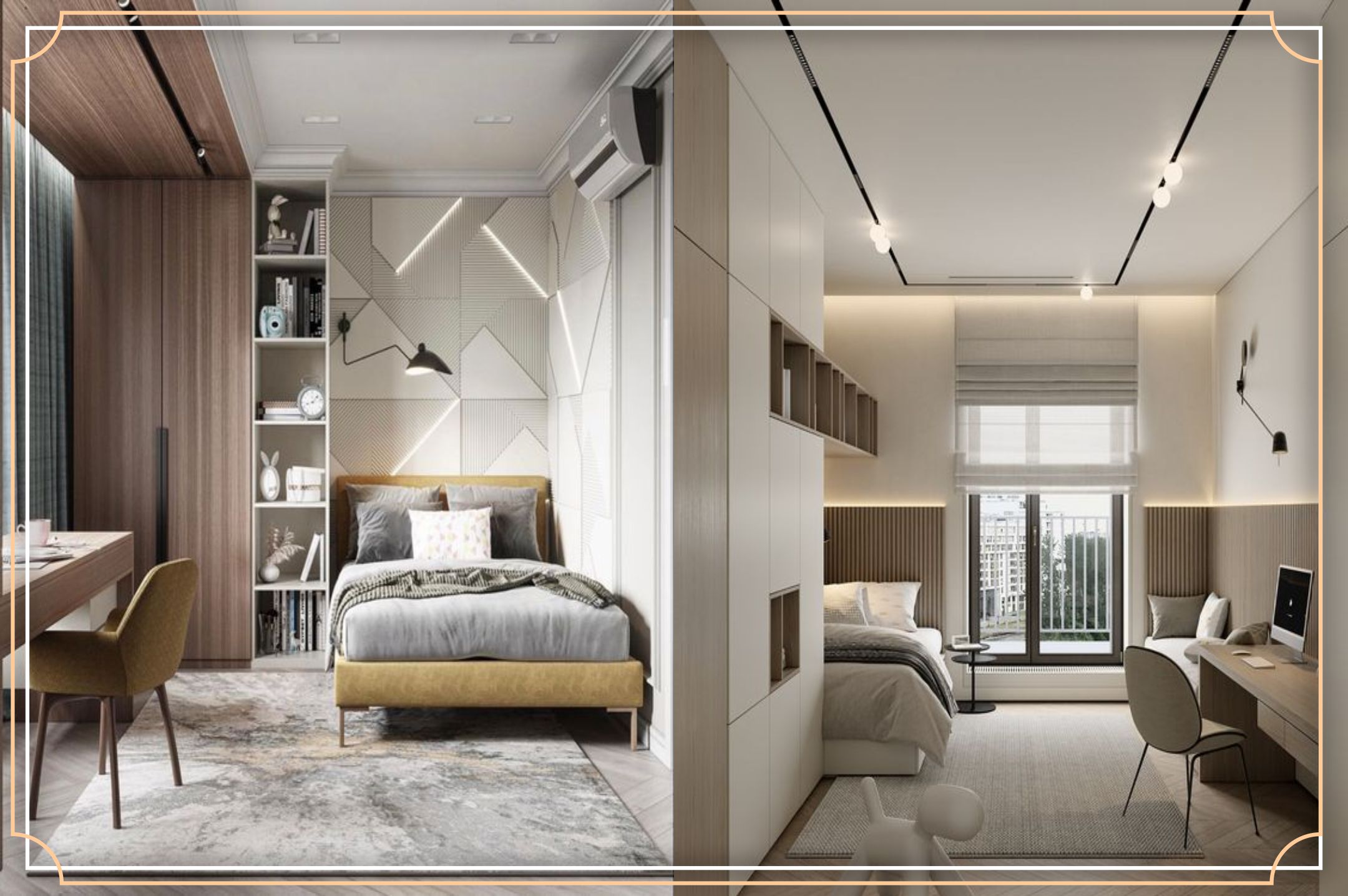 design interior kamar tidur ( bedroom ) modern minimalis di jakarta utara
